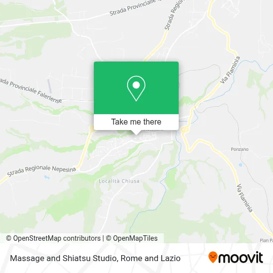 Massage and Shiatsu Studio map