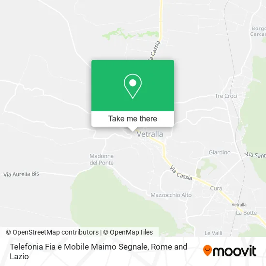 Telephone and Mobile Signal Fia and Maimo map