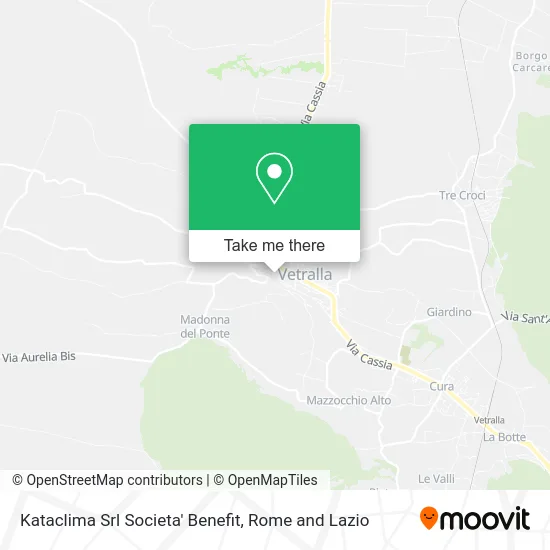 Kataclima Srl Benefit Company map