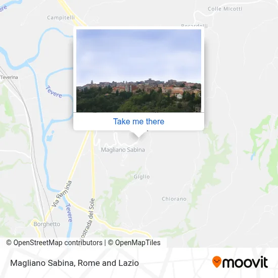 Magliano Sabina map