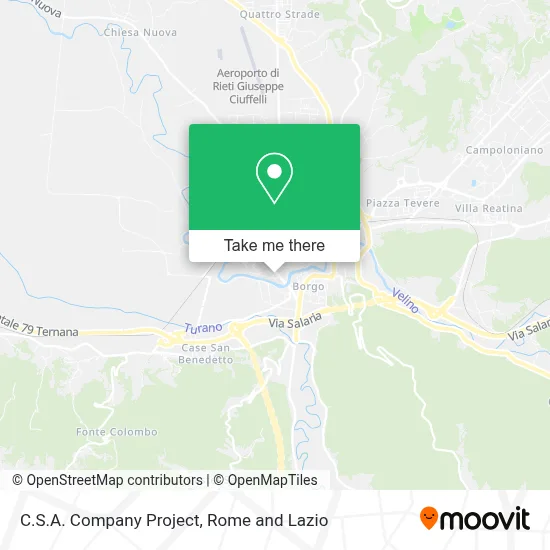 C.S.A. Company Project map