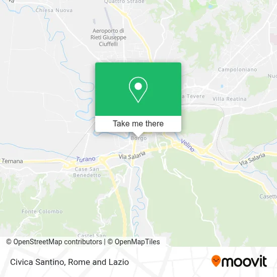 Civica Santino map