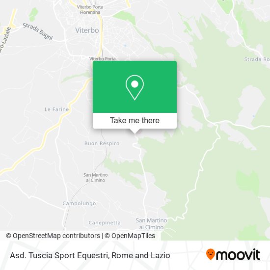 Asd. Tuscia Sport Equestri map