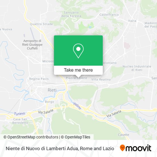 Niente di Nuovo di Lamberti Adua map