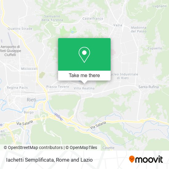 Iachetti Semplificata map