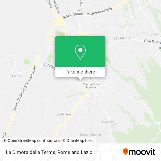 La Dimora delle Terme map