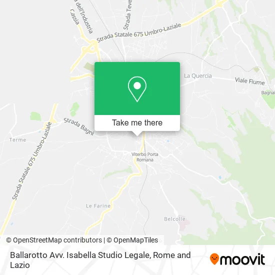 Ballarotto Avv. Isabella Legal Studio map