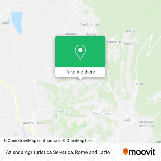 Azienda Agrituristica Selvatica map