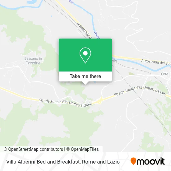 Villa Alberini Bed and Breakfast map