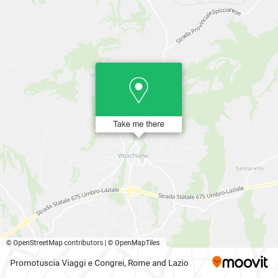 Promotuscia Viaggi e Congrei map