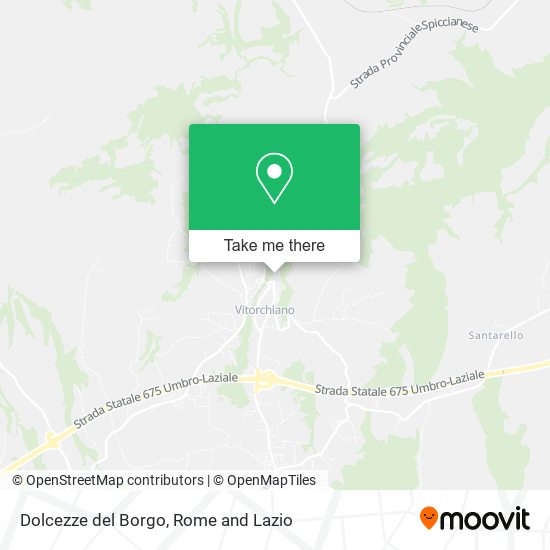 Dolcezze del Borgo map
