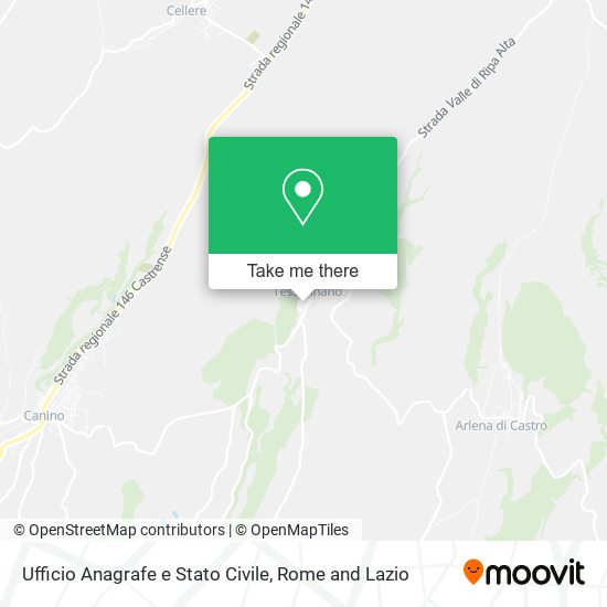 Ufficio Anagrafe e Stato Civile map