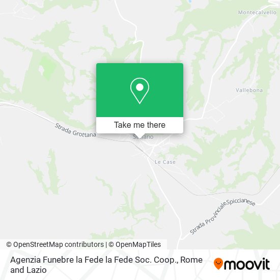 Agenzia Funebre la Fede la Fede Soc. Coop. map
