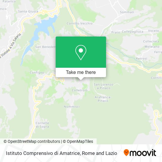 Istituto Comprensivo di Amatrice map