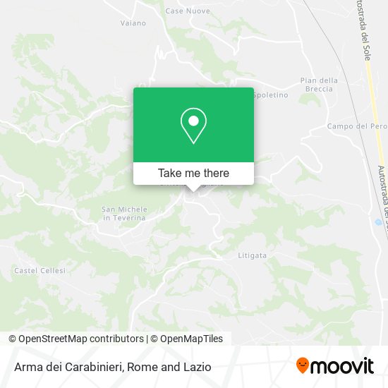 Arma dei Carabinieri map