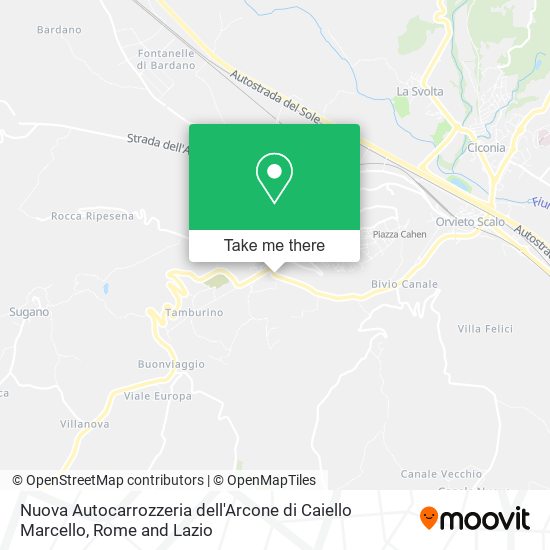 Nuova Autocarrozzeria dell'Arcone di Caiello Marcello map