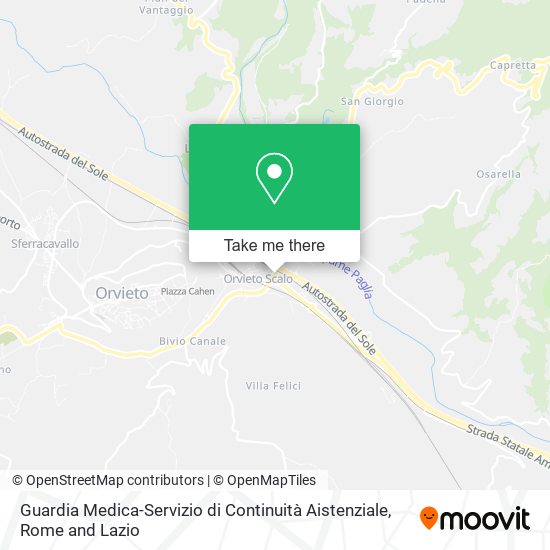 Guardia Medica-Servizio di Continuità Aistenziale map