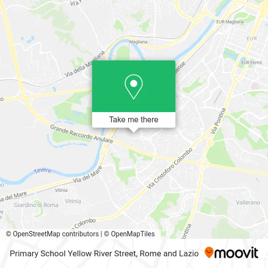 Primary School Yellow River Street map