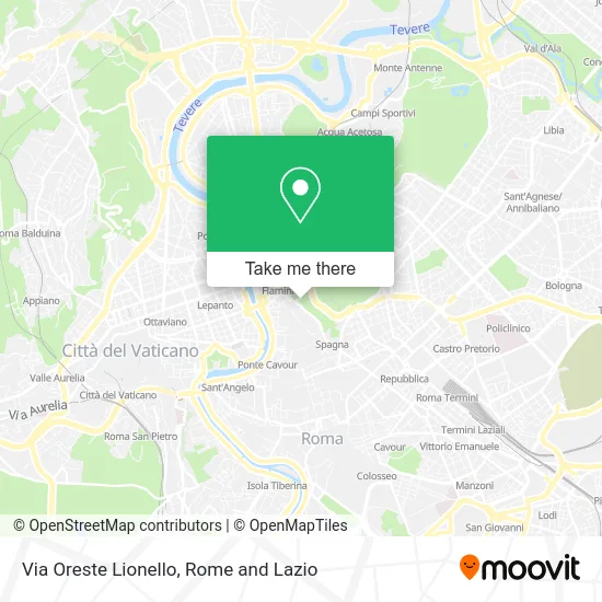 Oreste Lionello Street map