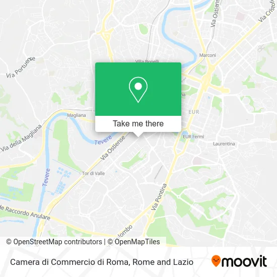 Rome Chamber of Commerce map