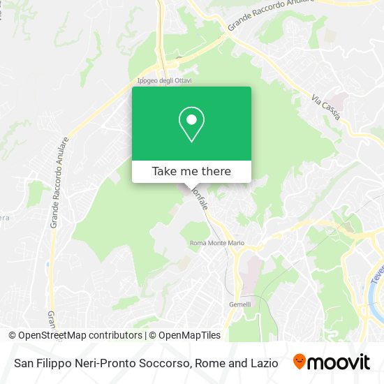 San Filippo Neri-Pronto Soccorso map