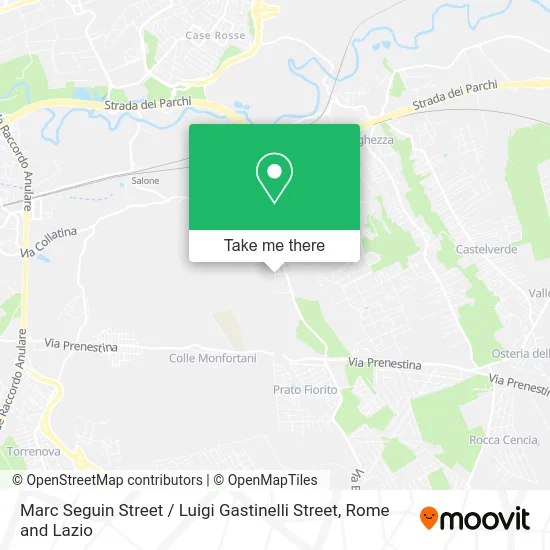Marc Seguin Street / Luigi Gastinelli Street map