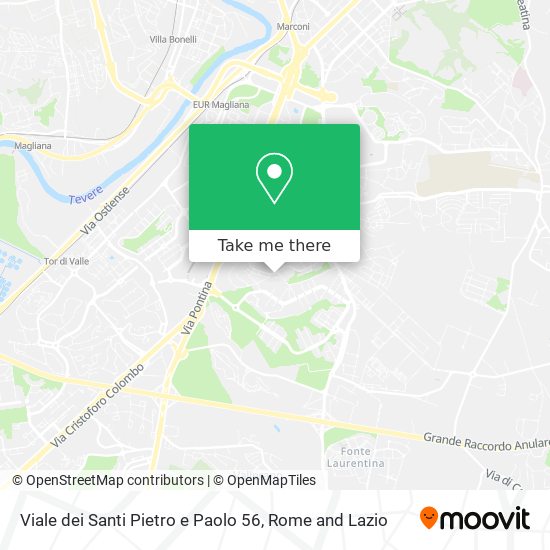 Viale dei Santi Pietro e Paolo 56 map