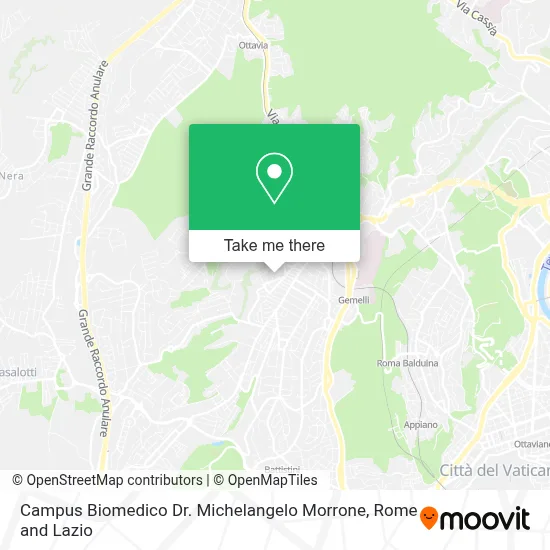 Campus Biomedico Dr. Michelangelo Morrone map