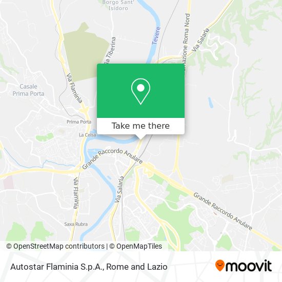 Autostar Flaminia S.p.A. map