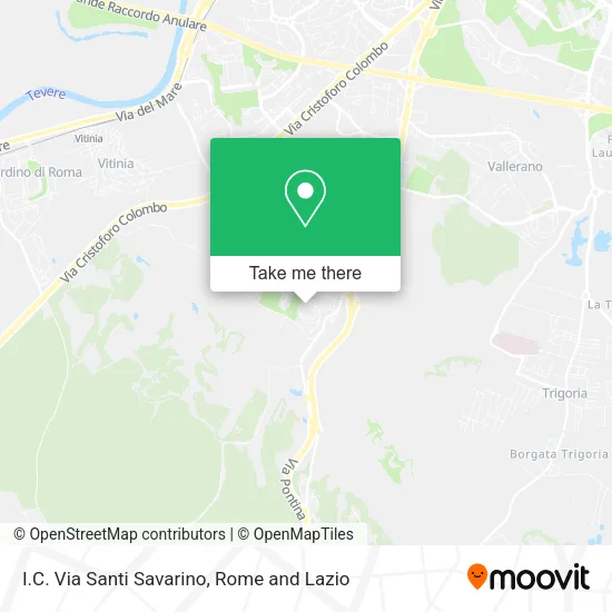 I.C. Via Santi Savarino map