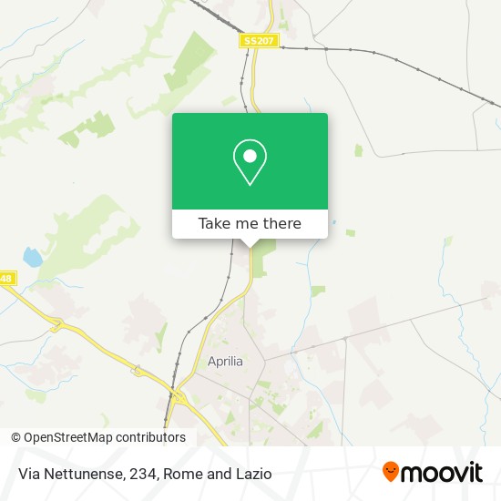 Via Nettunense, 234 map