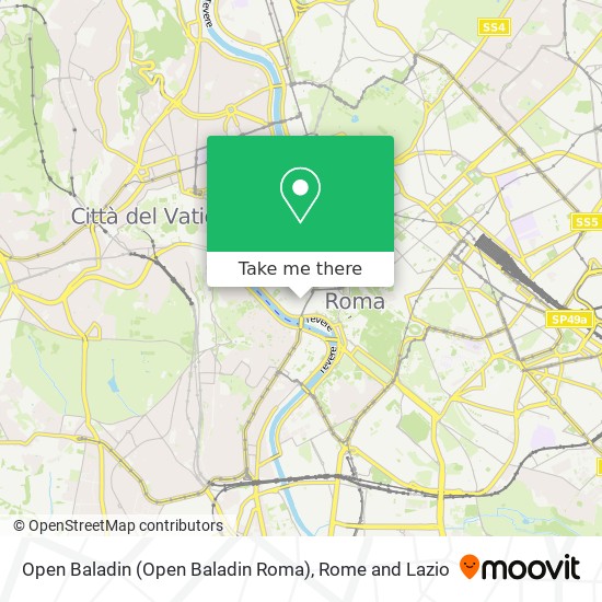 Open Baladin (Open Baladin Roma) map