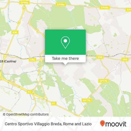 Centro Sportivo Villaggio Breda map