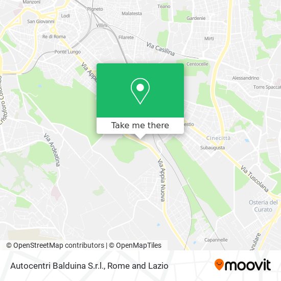 Autocentri Balduina S.r.l. map