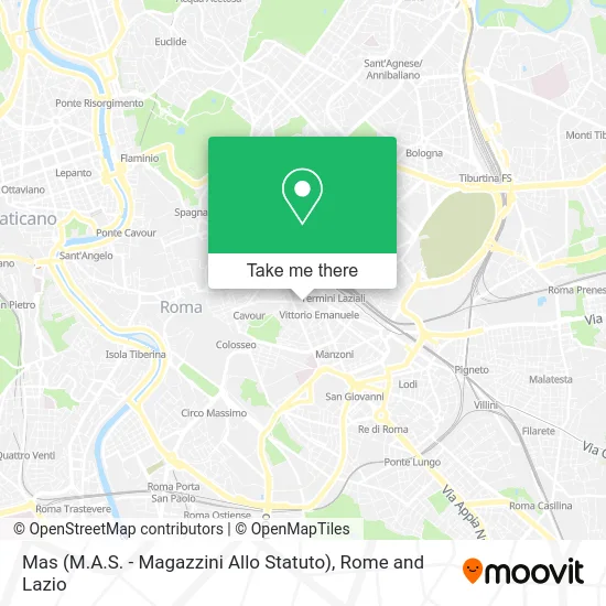 MAS (Warehouses at Statute) map