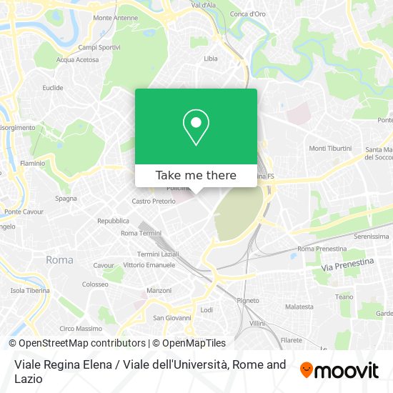 Viale Regina Elena / Viale dell'Università map
