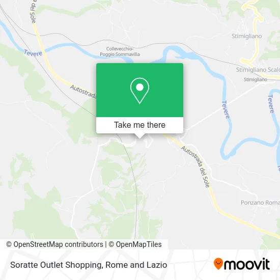 Soratte Outlet Shopping map