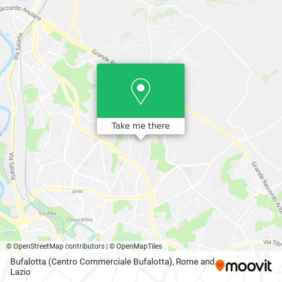 Bufalotta (Centro Commerciale Bufalotta) map