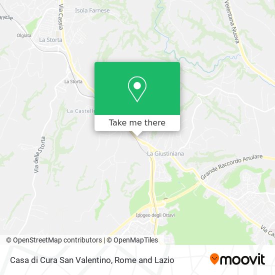 Casa di Cura San Valentino map