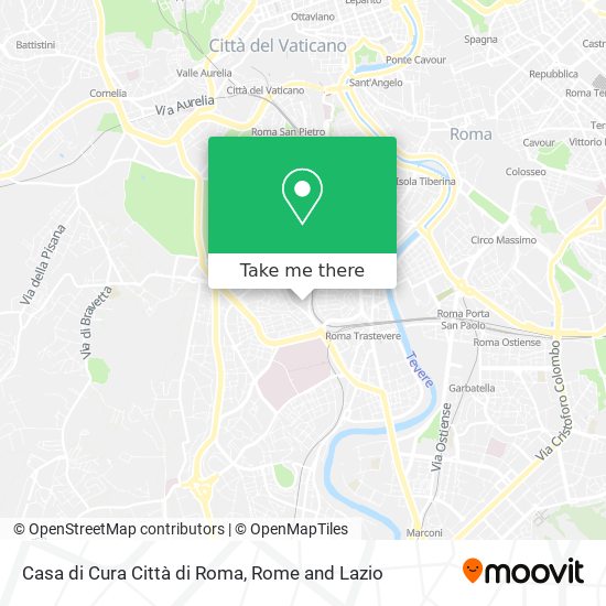 Casa di Cura Città di Roma map