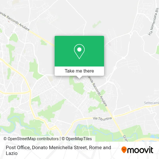 Post Office, Donato Menichella Street map