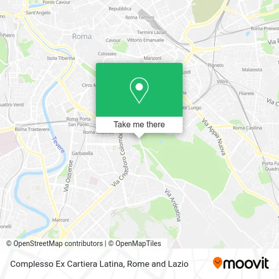 Former Latina Paper Mill Complex map