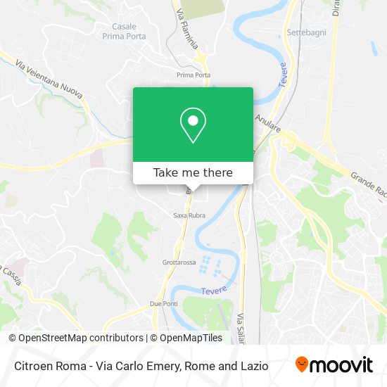 Citroen Roma - Via Carlo Emery map