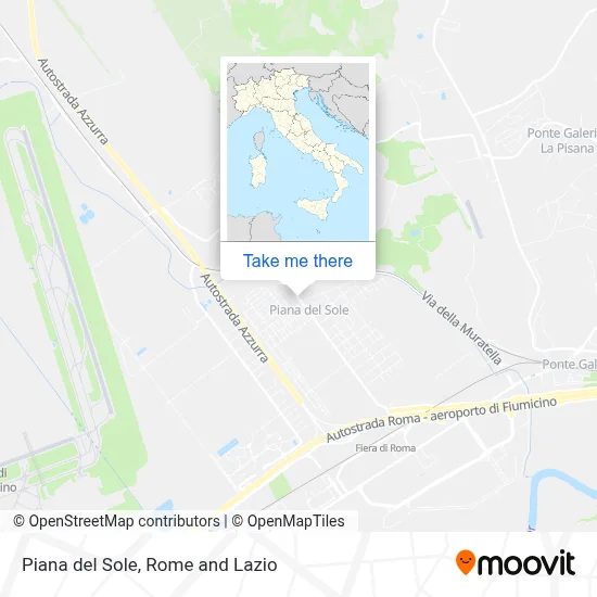 Piana del Sole map