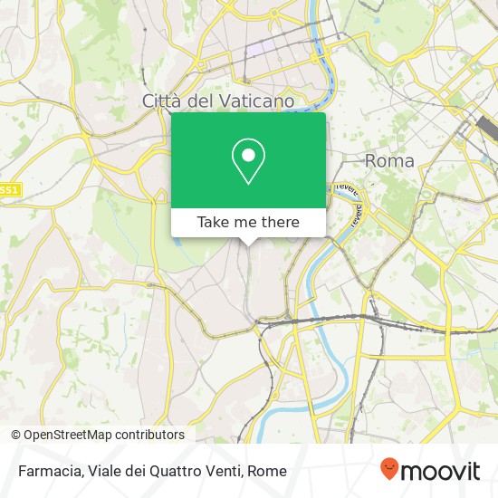 Farmacia, Viale dei Quattro Venti map