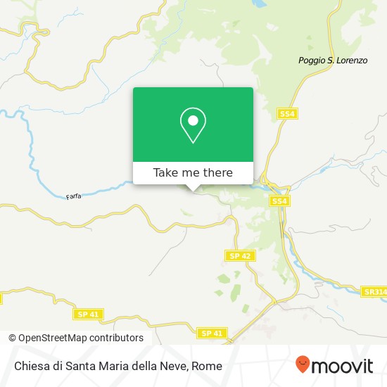 Chiesa di Santa Maria della Neve map