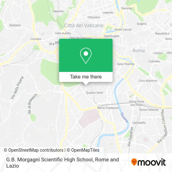 G.B. Morgagni Scientific High School map