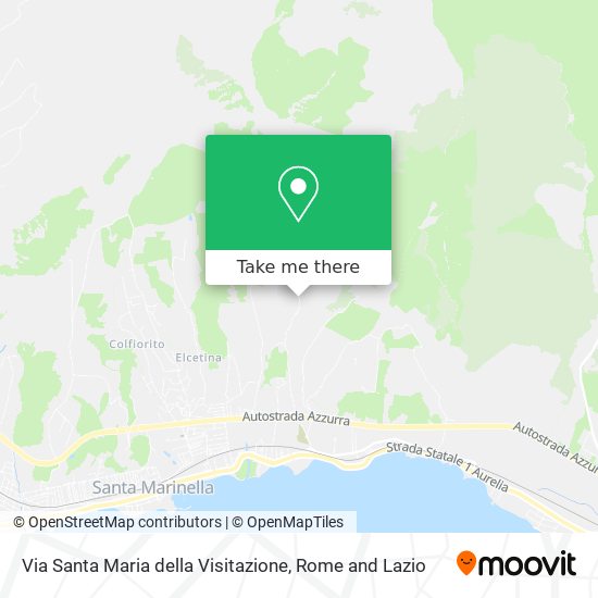 Via Santa Maria della Visitazione map