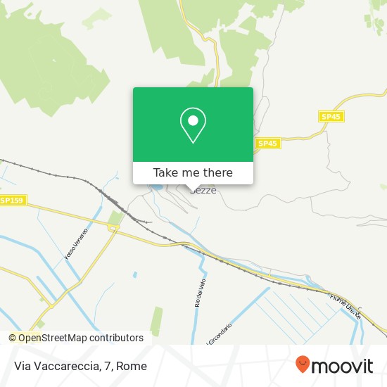 Via Vaccareccia, 7 map