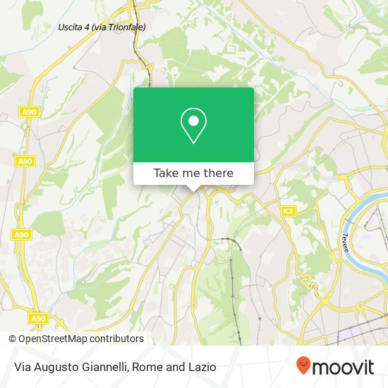 Via Augusto Giannelli map
